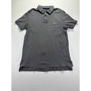 Polo Ralph Lauren Men's Gray Short Sleeve Classic Fit Polo Shirt Size Large